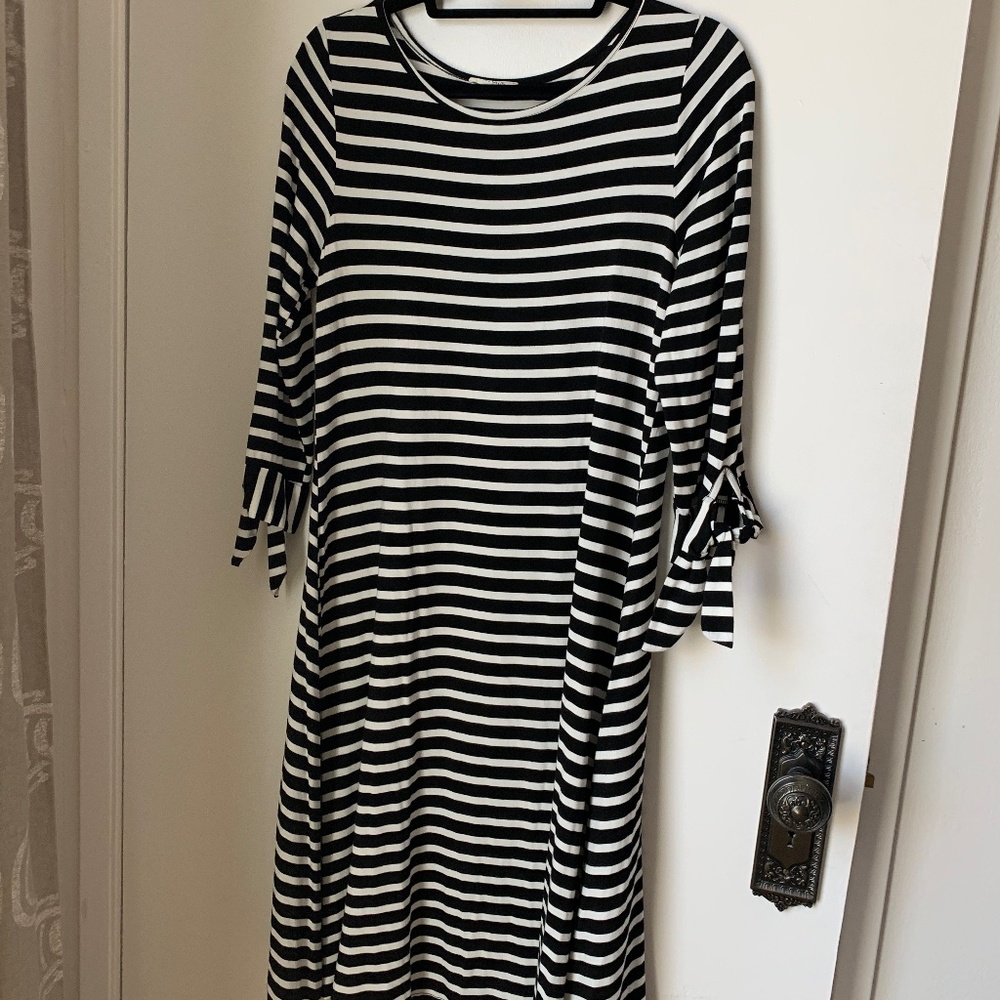 Striped dress from Anthropology.  Stretch fabric - size Large